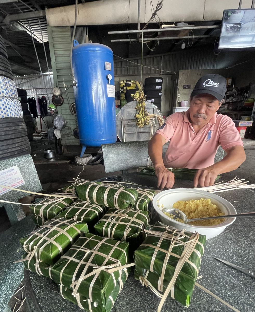 Bánh chưng xanh - đón tết giáp thìn